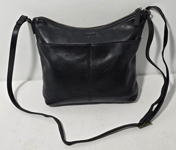 margot Handbags - MARGOT New York CROSSBODY PURSE BAG Black SOFT LEATHER ADJ. STRAP